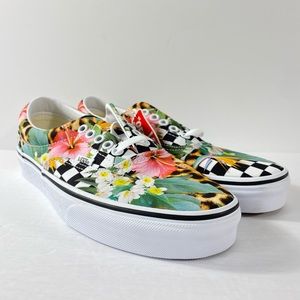 Vans Era Tropical Animal Check Sneakers